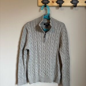 NWOT Boys Izod Cable Knit Pullover Sweater (M 10/12)